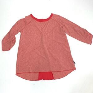 Patagonia Crew Neck 3/4 Length Raglan Sleeve Pleated Back XL